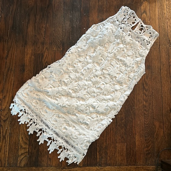 Francesca's Collections Dresses & Skirts - Francesca's White Lace Dress, Size M